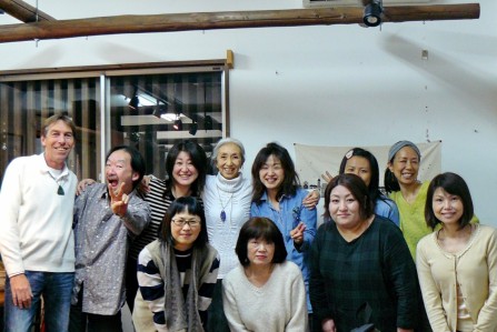 SHIMA: With the participants of the 'Conscious Creating' Talk & Meditation evening