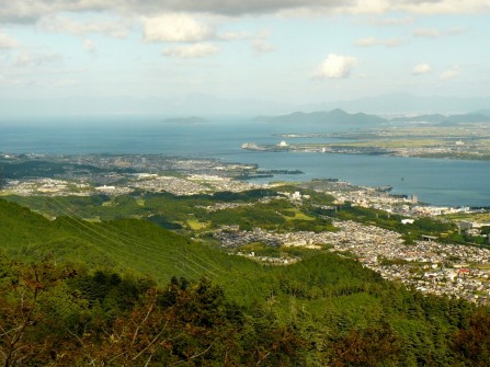 Osaka: Lake Biwa from Enryakuji temple