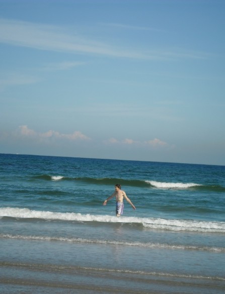 SHIMA: Finally in nature again, having a Birthday swim at Ago Bay