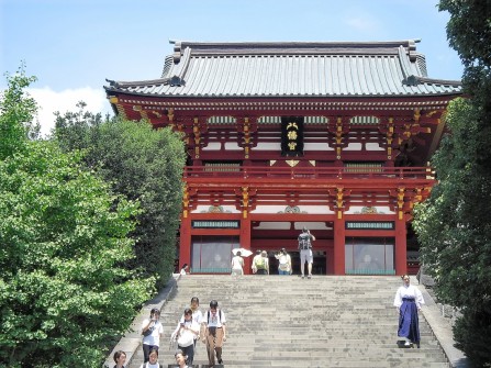 KAMAKURA - One of my many visits to Hachimangu Shrine before our flight back to NZ